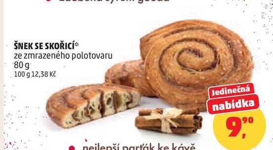 ŠNEK SE SKOŘICÍ, 80 g