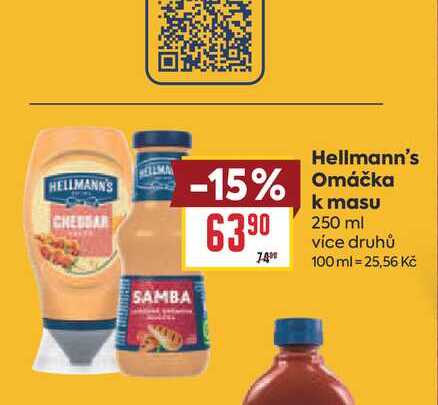 Hellmann's Omáčka k masu 250 ml