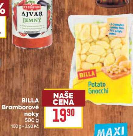 BILLA Bramborové noky 500 g