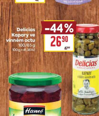 Delicias Kapary ve vinném octu 100/65 g