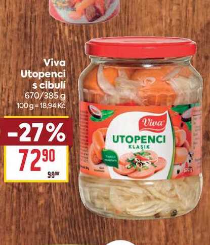 Viva Utopenci s cibulí 670/385 g