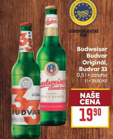 Budweiser Budvar Originál, Budvar 33 0,5l
