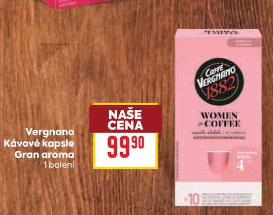 Vergnano Kávové kapsle Gran aroma 1 balení