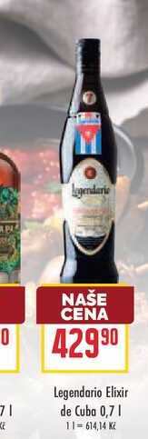 Legendario Elixir de Cuba 0,7l