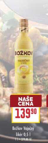 Božkov Vaječný likér 0,5l