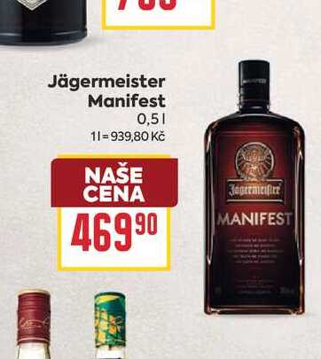 Jägermeister Manifest 0,5l
