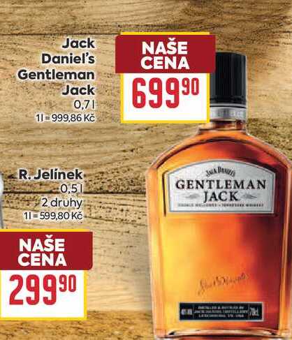 Jack Daniel's Gentleman Jack 0,7l