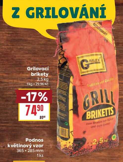 Grilovací brikety 2,5 kg