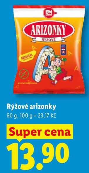 Rýžové arizonky, 60 g
