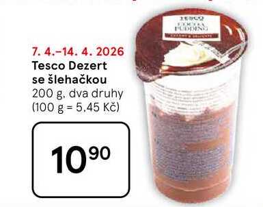 Tesco Dezert se šlehačkou, 200 g 