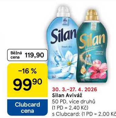 Silan Aviváž, 50 PD, více druhů