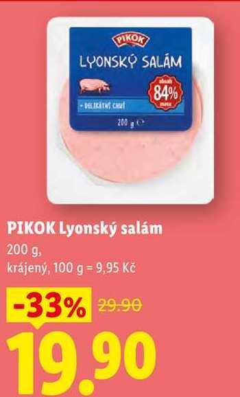 PIKOK Lyonský salám, 200 g
