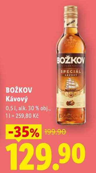 BOŽKOV Kávový, 0,5 l
