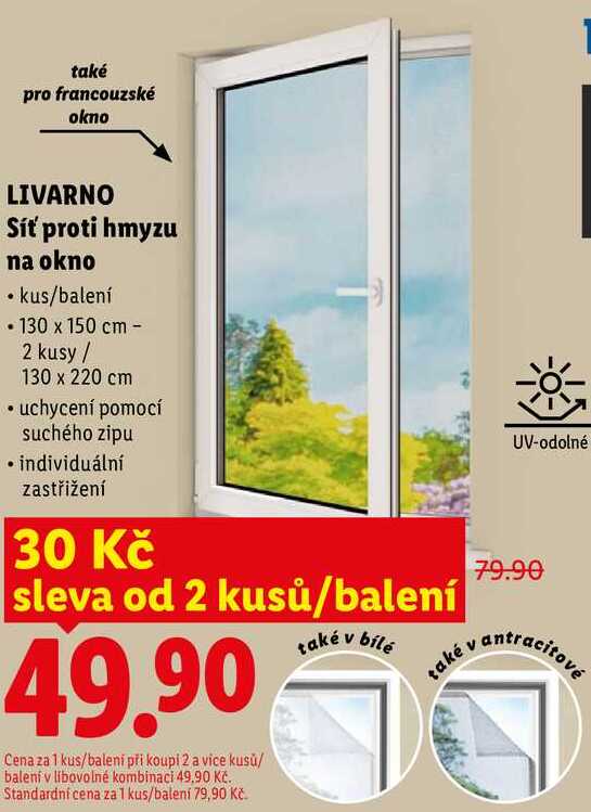 LIVARNO Síť proti hmyzu na okno 