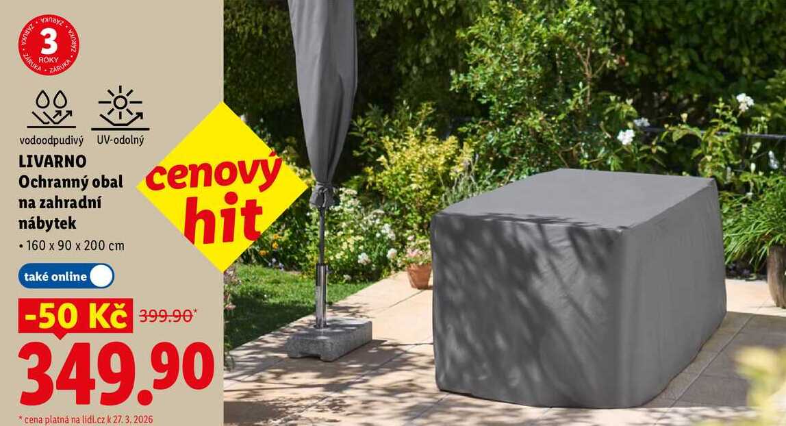 LIVARNO Ochranný obal na zahradní nábytek 