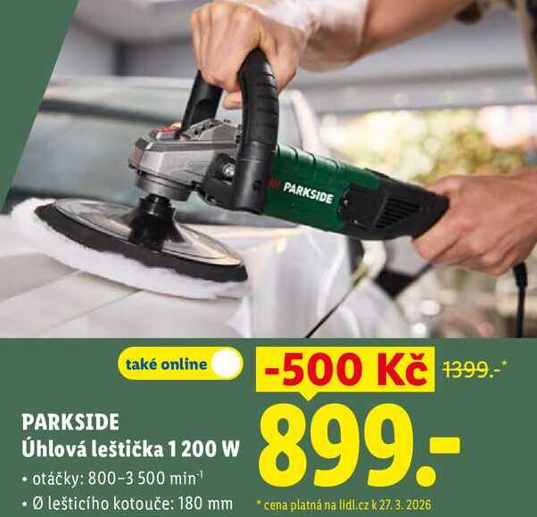 PARKSIDE Úhlová leštička 1 200 W 