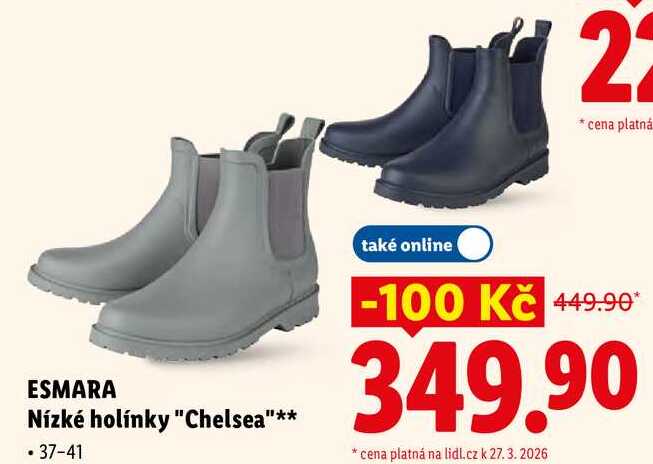 ESMARA Nízké holínky "Chelsea"