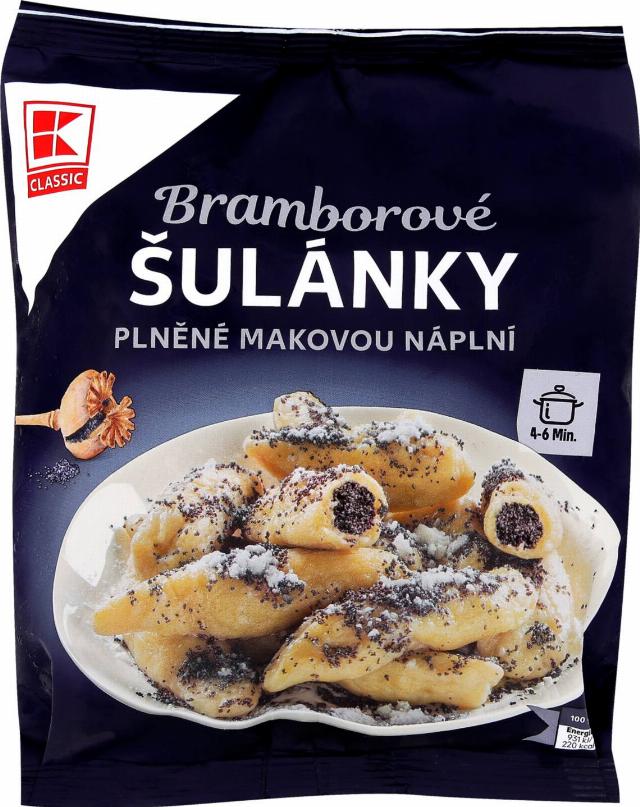 K-Classic Bramborové šulánky s makovou náplní
