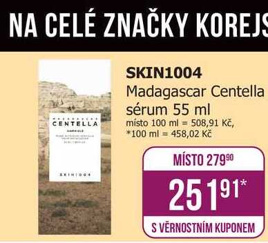 SKIN1004 Madagascar Centella sérum 55 ml 