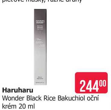 Haruharu Wonder Black Rice Bakuchiol oční krém 20 ml 