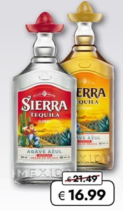 SIERRA TEQUILA BLANCO, REPOSADO