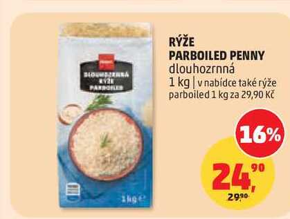 RÝŽE PARBOILED PENNY, 1 kg