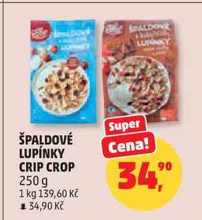 ŠPALDOVÉ LUPÍNKY CRIP CROP, 250 g