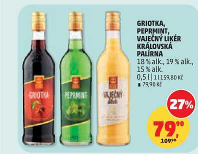 GRIOTKA KRÁLOVSKÁ PALÍRNA, 0,5 l