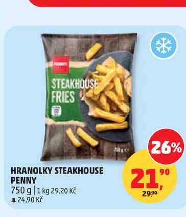 HRANOLKY STEAKHOUSE PENNY, 750 g