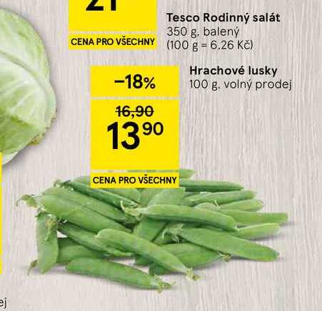 Hrachové lusky, 100 g 