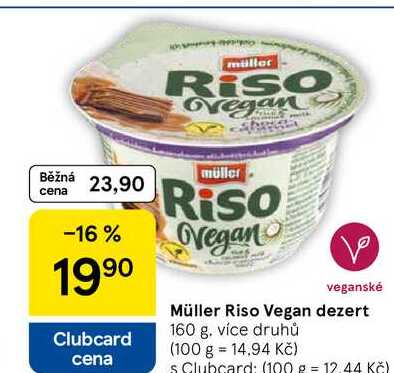 Müller Riso Vegan dezert, 160 g