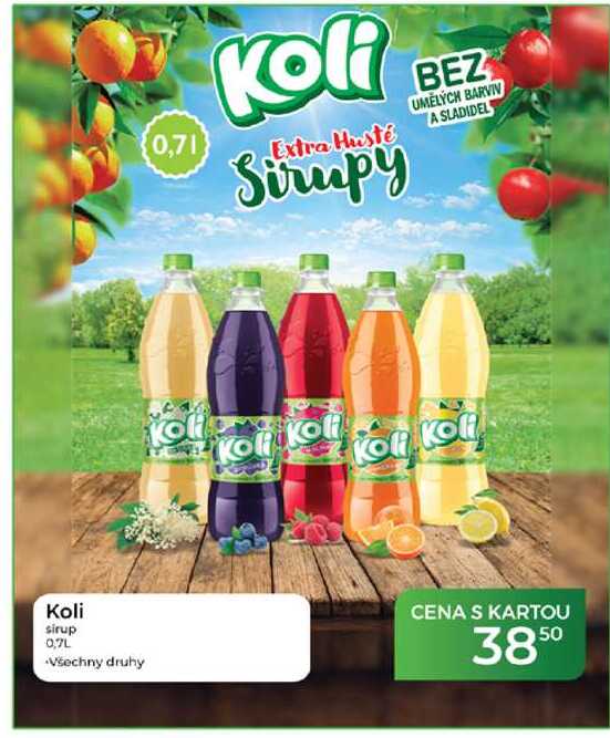 Koli sirup 0,7l