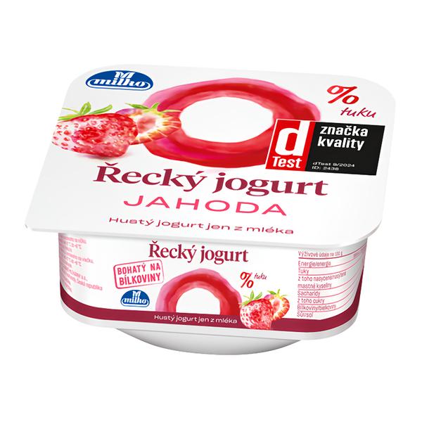 Milko Řecký jogurt 0% jahoda