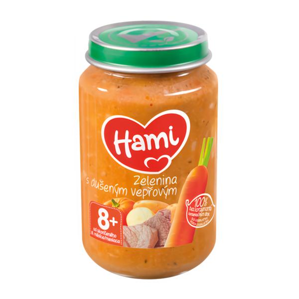 Hami Masozeleninový příkrm, zelenina s dušeným vepřovým