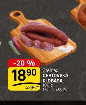 ČERTOVSKÁ KLOBÁSA 100 g