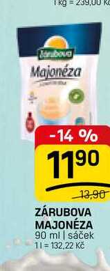 ZÁRUBOVA MAJONÉZA 90 ml