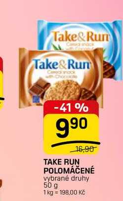 TAKE RUN POLOMÁČENÉ vybrané druhy 50 g
