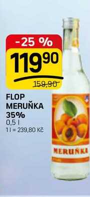 FLOP MERUŇKA 35% 0,5l
