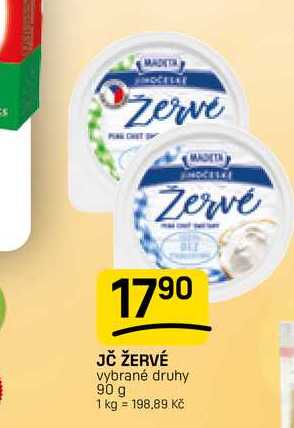 JČ ŽERVÉ vybrané druhy 90 g