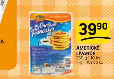 AMERICKÉ LÍVANCE 250 g 