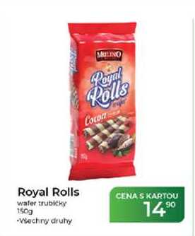 Royal Rolls wafer trubičky 150g