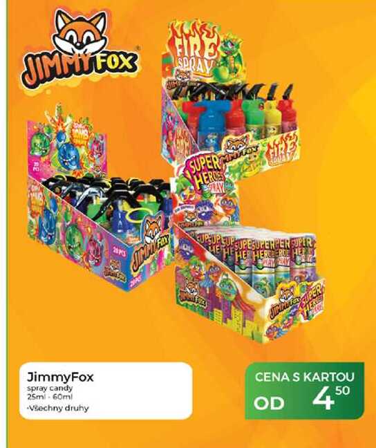 JimmyFox spray candy 25ml 60ml