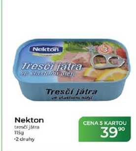 Nekton tresčí játra 115g