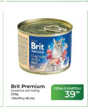Brit Premium konzerva pro kočky 200g
