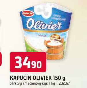 KAPUCÍN OLIVIER 150 g