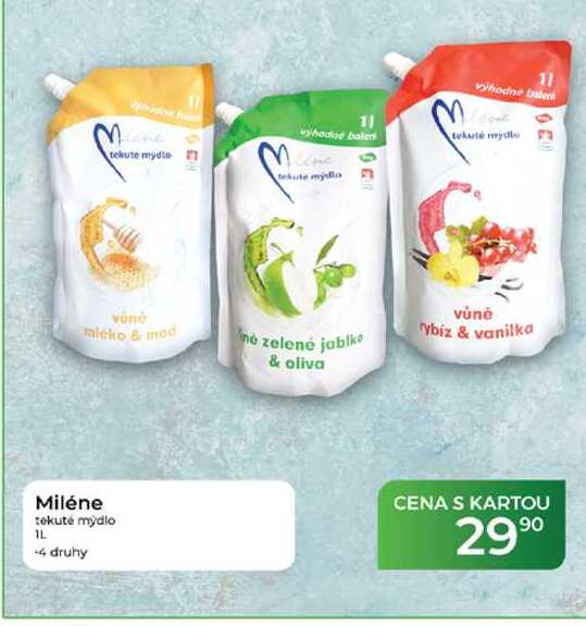 Miléne tekuté mýdlo 1l