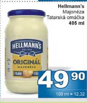 Hellmann's Majonéza Tatarská omáčka 405 ml 