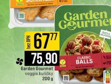 Garden Gourmet veggie kuličky 200 g