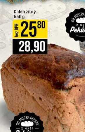 Chléb žitný 550 g 