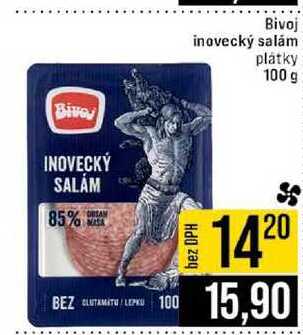 Bivoj inovecký salám plátky 100 g